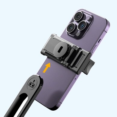 Selfie lazda WC1Y3S teleskopinė 1.3m su telefono laikikliu – juoda 13 Selfie lazda WC1Y3S teleskopinė 1.3m su telefono laikikliu – juoda 13