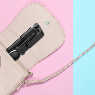 WR1YXS teleskopinis trikojis 0.71 m su apvalia lempa – juodas 14