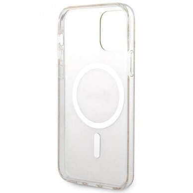 Dėklas su pakrovėju Set Guess 4G Print MagSafe GUBPP12MH4EACSW iPhone 12/12 Pro Rudas 6 Dėklas su pakrovėju Set Guess 4G Print MagSafe GUBPP12MH4EACSW iPhone 12/12 Pro Rudas 6