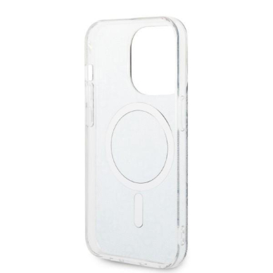 Dėklas su pakrovėju Set Guess 4G Print MagSafe GUBPP14LH4EACSB iPhone 14 Pro Mėlynas 5 Dėklas su pakrovėju Set Guess 4G Print MagSafe GUBPP14LH4EACSB iPhone 14 Pro Mėlynas 5