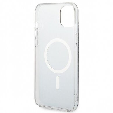 Dėklas su pakrovėju Set Guess 4G Print MagSafe GUBPP14SH4EACSK iPhone 14 Juodas 6