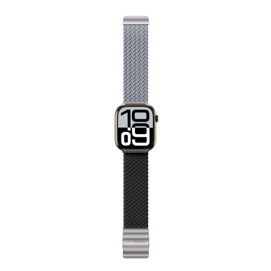 Apple Watch 45/46/49mm AmazingThing Blend Band dirželių rinkinys 2vnt - pilka-juoda/pilka 1