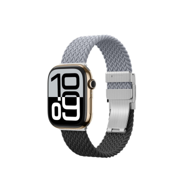 Apple Watch 45/46/49mm AmazingThing Blend Band dirželių rinkinys 2vnt - pilka-juoda/pilka 2