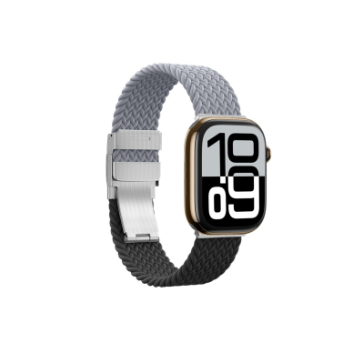Apple Watch 45/46/49mm AmazingThing Blend Band dirželių rinkinys 2vnt - pilka-juoda/pilka 9