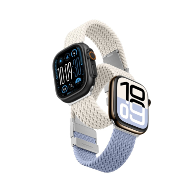 Apple Watch 45/46/49mm AmazingThing Blend Band dirželių rinkinys 2vnt - kosminė mėlyna/žvaigždžių