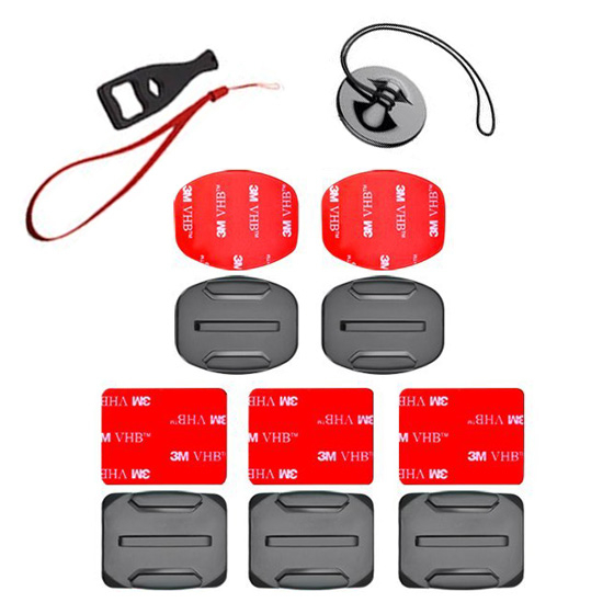 Priedų Rinkinys Set of 50 in 1 skirtas GoPro SJCAM sportinei kamerai 12 Priedų Rinkinys Set of 50 in 1 skirtas GoPro SJCAM sportinei kamerai 12