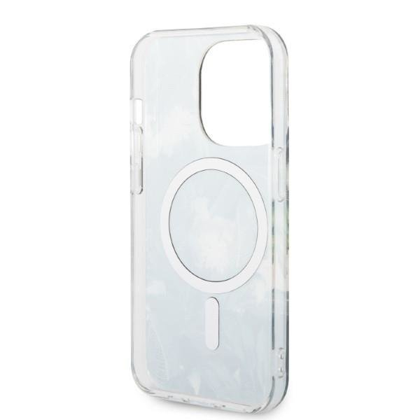 Dėklas su pakrovėju Set Guess Jungle MagSafe GUBPP14XHJEACSA iPhone 14 Pro Max Žalias 6