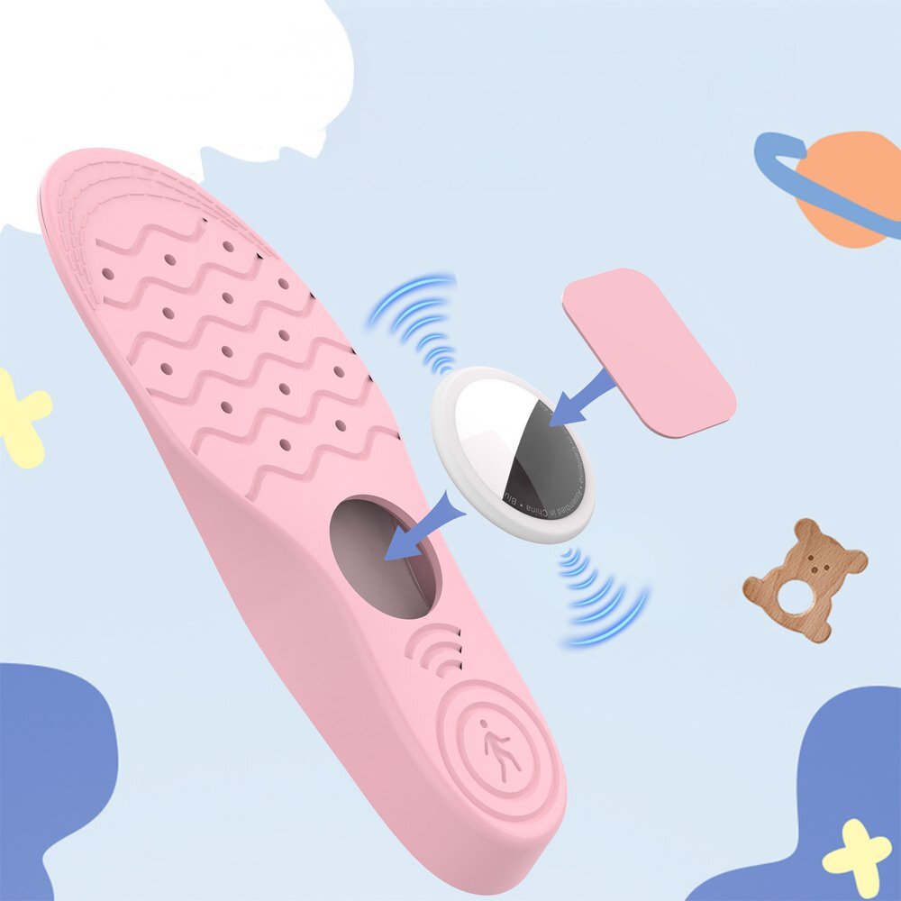 AirTag batų įdėklas – apsauginis dėklas (175–190 mm) – rožinis 1 AirTag batų įdėklas – apsauginis dėklas (175–190 mm) – rožinis 1