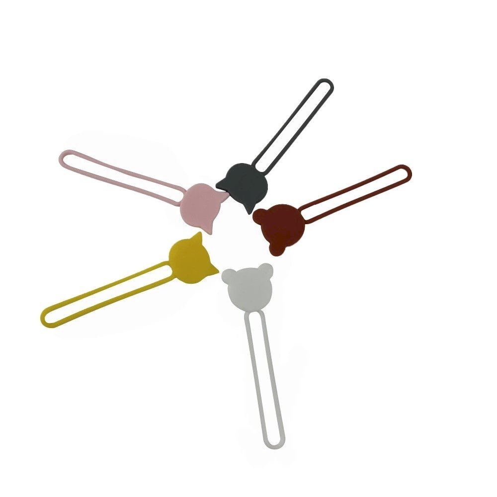 Silicone Kabelis reel - Geltonas 2 Silicone Kabelis reel - Geltonas 2