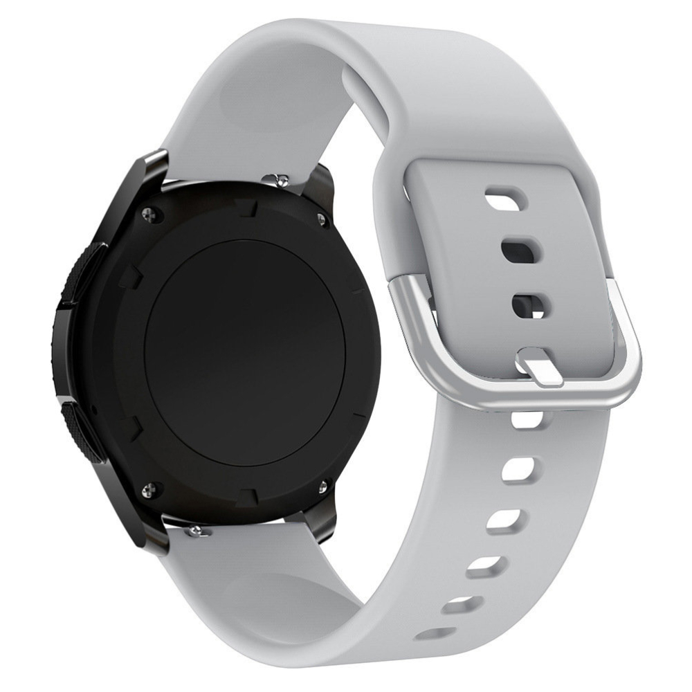 Apyrankė Silicone Strap TYS Samsung Galaxy Watch 4/5/6, Galaxy Watch Active (40 / 42 / 44 mm), Huawei Watch GT / GT 2 / GT 3 (42 mm) Pilka Apyrankė Silicone Strap TYS Samsung Galaxy Watch 4/5/6, Galaxy Watch Active (40 / 42 / 44 mm), Huawei Watch GT / GT 2 / GT 3 (42 mm) Pilka