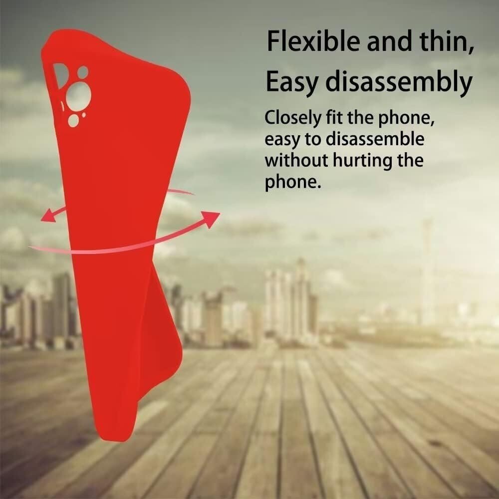 Silikonins Dėklas Soft silicone by X-level Xiaomi Poco F5 Pro 5G raudonas 3