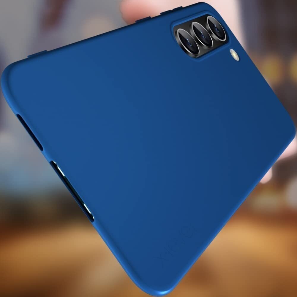 Silikonins Dėklas Slim Guard Samsung A155 A15 4G mėlynas 1