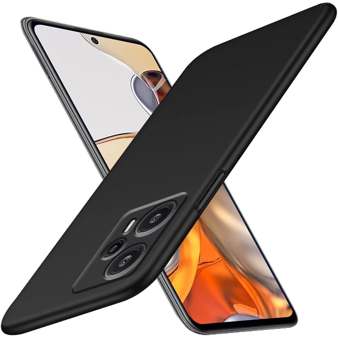 Silikonins Dėklas Slim Guard Xiaomi Poco F5 5G juodas