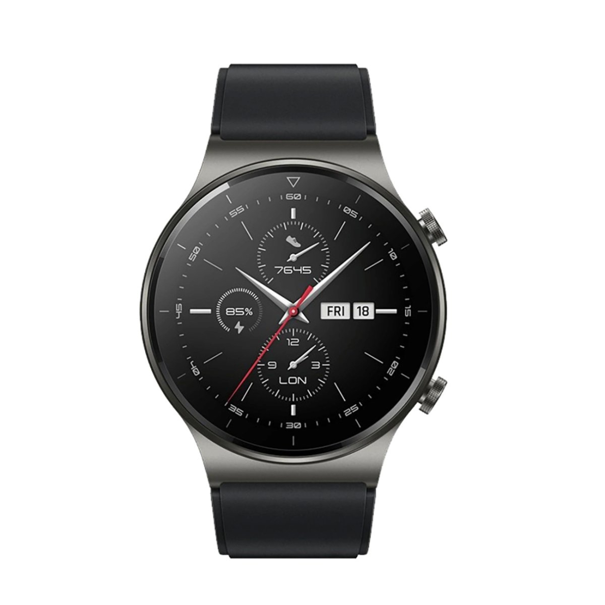 Silikoninė apyrankė Huawei Watch GT 2/3/4/2 Pro/3 Pro/4 Pro/GT 2e 46mm - Juodas 2 Silikoninė apyrankė Huawei Watch GT 2/3/4/2 Pro/3 Pro/4 Pro/GT 2e 46mm - Juodas 2