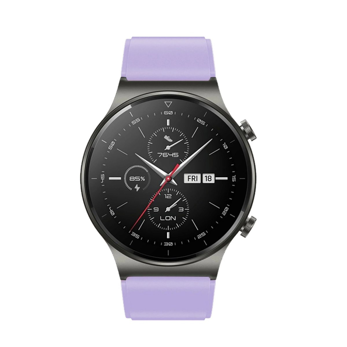 Silikoninė apyrankė Huawei Watch GT 2/3/4/2 Pro/3 Pro/4 Pro/GT 2e 46mm - Violetinė 2 Silikoninė apyrankė Huawei Watch GT 2/3/4/2 Pro/3 Pro/4 Pro/GT 2e 46mm - Violetinė 2