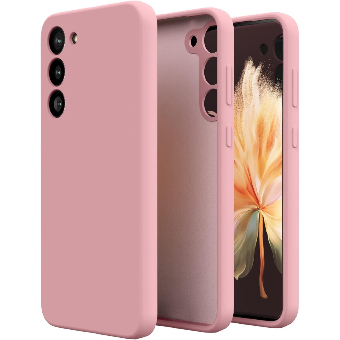 Silikonins Dėklas Soft silicone by X-level Samsung S711 S23 FE šviesiai rožinis