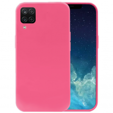 Dėklas Silicone Samsung Galaxy A12 Taamsiai rožinis