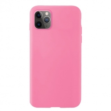 Silikoninis Lankstus Dėklas "Flexible Rubber Cover" Iphone 11 Pro Rožinis