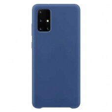 Dėklas Silicone Soft Flexible Rubber Samsung Galaxy A32 5G tamsiai mėlyna