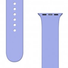 Apyrankė Silicone Strap APS Watch Band 8/7/6/5/4/3/2 / SE (41/40 / 38mm) Violetinė