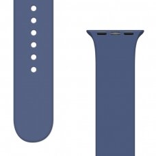 Apyrankė Silicone Strap APS Watch Band 8/7/6/5/4/3/2 / SE (45/44 / 42mm) Mėlyna