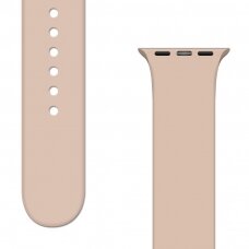 Apyrankė Silicone Strap APS Watch Band 8/7/6/5/4/3/2 / SE (45/44 / 42mm) Smėlinė