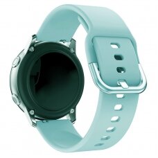 Apyrankė Silicone Strap TYS Samsung Galaxy Watch 4/5/6, Galaxy Watch Active (40 / 42 / 44mm), Huawei Watch GT / GT 2 / GT 3 (42 mm) Žalia