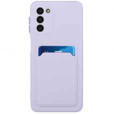 Dėklas su kišenėle kortelėms Card Case Samsung Galaxy S20 FE 5G Violetinis