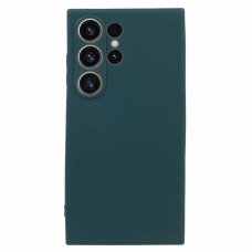 Silikonins Dėklas Guardian Samsung S928 S24 Ultra tamsiai žalias
