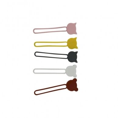 Silicone Kabelis reel - Geltonas 9 Silicone Kabelis reel - Geltonas 9