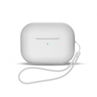 Dėklas ausinėms Silicone AirPods 1 / AirPods 2 - Baltas Dėklas ausinėms Silicone AirPods 1 / AirPods 2 - Baltas