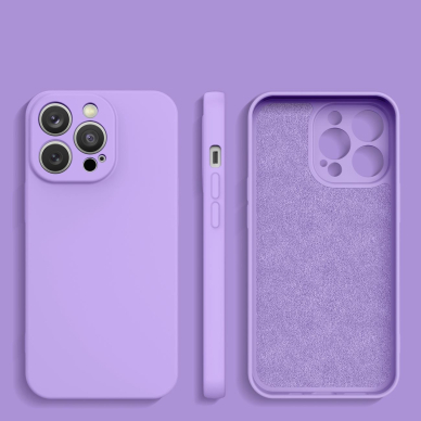 Dėklas Silicone iPhone 13 Pro Max Purpurinis 1