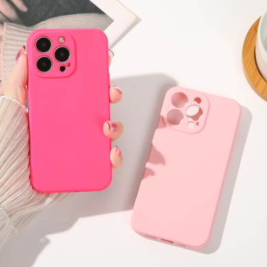 Dėklas Silicone iPhone 13 Pro Max Purpurinis 10