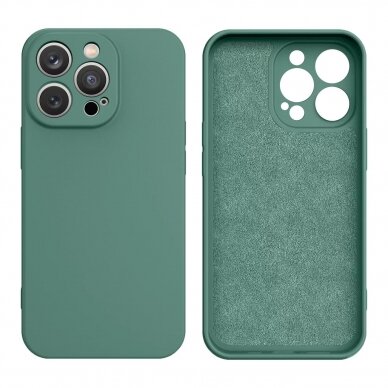 Dėklas Silicone case for iPhone 14 Plus Žalias 1