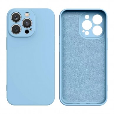 Dėklas Silicone case for iPhone 14 Plus melsvas 2 Dėklas Silicone case for iPhone 14 Plus melsvas 2