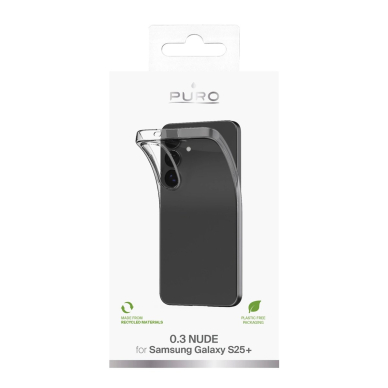 Silikoninis dėklas Puro 03 Nude Samsung Galaxy S25+ - permatomas 4