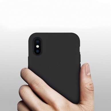 Silikoninis Lankstus Dėklas "Flexible Rubber Cover" Iphone 11 Pro Juodas  3