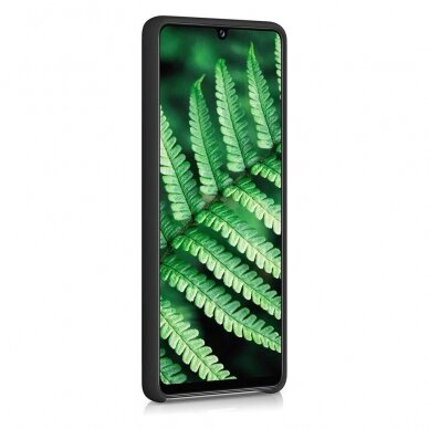Lankstus Minkštas Dėklas Silicone Case Soft Flexible Rubber Cover Samsung Galaxy A22 4G Juodas 1