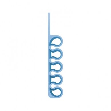 Silicone office organizer - blue