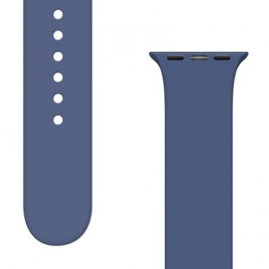 Apyrankė Silicone Strap APS Watch Band 9/8/7/6/5/4/3/2 / SE (41/40 / 38mm) Mėlynas