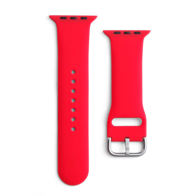 Apyrankė Silicone Strap APS 9/8/7/6/5/4/3/2 / SE (45/44 / 42mm) Raudona Apyrankė Silicone Strap APS 9/8/7/6/5/4/3/2 / SE (45/44 / 42mm) Raudona