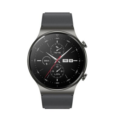 Akcija! Silikoninė apyrankė Huawei Watch GT 2/3/4/2 Pro/3 Pro/4 Pro/GT 2e 46mm - Pilkas  2