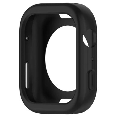 Apple Watch 40 mm (Series 4/5/6/SE) dėklas Silicone – juodas Apple Watch 40 mm (Series 4/5/6/SE) dėklas Silicone – juodas