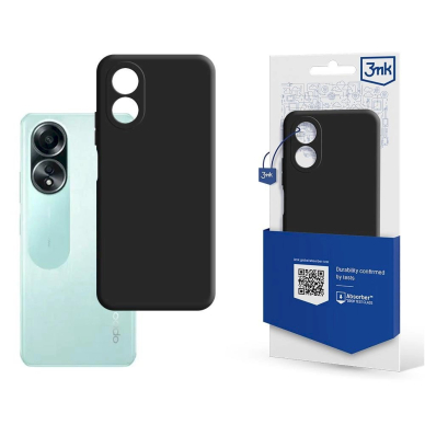 Silikoninis dėklas 3mk Matt Oppo A58 4G - Juodas Silikoninis dėklas 3mk Matt Oppo A58 4G - Juodas