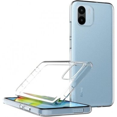 Silikoninis dėklas Antislip O2 Xiaomi Redmi A1/Redmi A2 skaidrus 1 Silikoninis dėklas Antislip O2 Xiaomi Redmi A1/Redmi A2 skaidrus 1