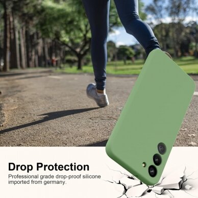 Silikoninis Dėklas Liquid 1.5mm Samsung S711 S23 FE žalia 2 Silikoninis Dėklas Liquid 1.5mm Samsung S711 S23 FE žalia 2