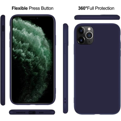 Silikonins Dėklas Soft silicone by X-level Apple iPhone 15 Pro Max tamsiai mėlynas 1