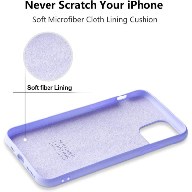 Silikonins Dėklas Soft silicone by X-level Apple iPhone 15 Pro Max violetinis 3