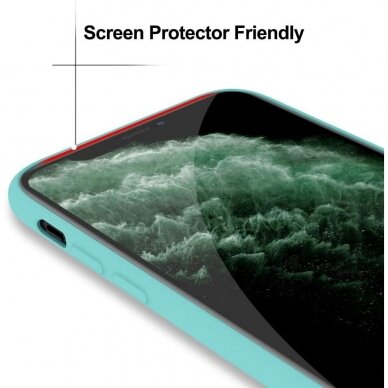 Silikonins Dėklas Soft silicone by X-level Apple iPhone 15 šviesiai žalias 3