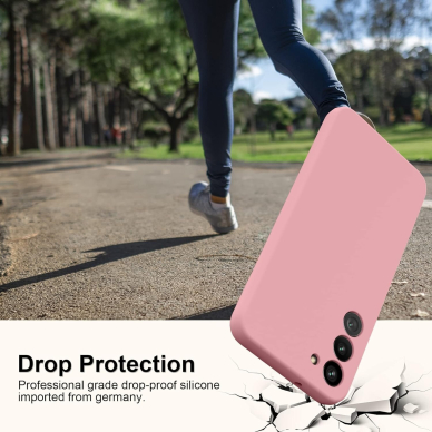 Silikonins Dėklas Soft silicone by X-level Samsung S711 S23 FE šviesiai rožinis 2